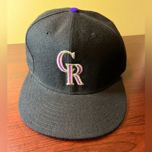 Vintage Colorado Rockies ballcap. Diamond Collection. New Era 59/50 ProModel